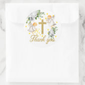 Religieuze Feesten Gender Neutraal Bedankt Ronde Sticker (Tas)