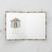 Religieuze Floral Rozen Maagd Mary Kaart (Binnen)
