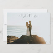 Religieuze foto bruiloft uitnodiging (Achterkant)