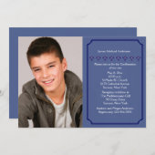 Religieuze fotouitnodiging voor Crucifix Row Kaart (Voorkant / Achterkant)