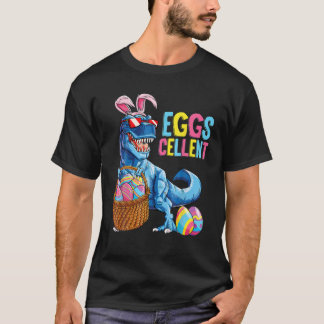 Religieuze Funny S van Dino in het bunny Pet Eggs T-shirt