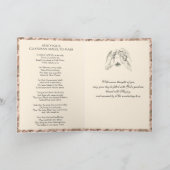 Religieuze gebeden Angels die Eucharist aanprijzen Kaart (Binnen)