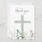 religieuze gebeurtenis dankkaart kaart (Voorkant)