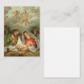 Religieuze Geboorte Kerstmis Jezus Maria Jozef Visitekaartje (Voorkant / Achterkant)
