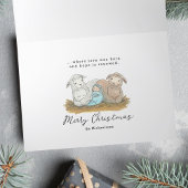 Religieuze Geboorte Waterverf Kerstmis Feestdagen Kaart