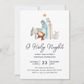 Religieuze Geboortezorg Kerstviering Kaart (Voorkant)