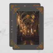  religieuze gedenkteken Kaart - aangepaste begrafe (Voorkant / Achterkant)