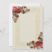 Religieuze gedicht rode rozen Heilige Rosary (Achterkant)