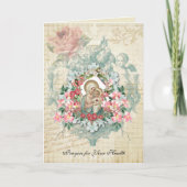 Religieuze Geniet van een goede Maagd Maria-kathol Kaart (Voorkant)