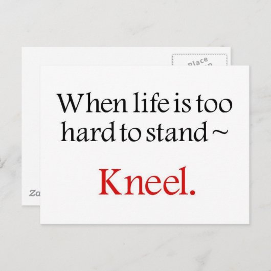 Religieuze geschenken briefkaart (Voorkant / Achterkant)