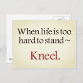 Religieuze geschenken briefkaart (Voorkant / Achterkant)