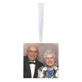 Religieuze Golden 50e Jubileum Cube Ornament (Rechts)