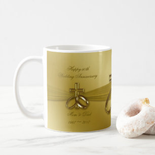 Religieuze Golden 50e Jubileum koffie Mok