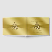 Religieuze Golden 50ste Jubileum Guestbook Gastenboek (Volledig)