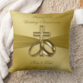 Religieuze Golden 50ste Jubileum Sierkussen (Deken)
