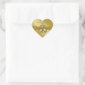 Religieuze Golden 50th Wedding Jubileum Sticker (Tas)