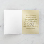 Religieuze gouden huwelijksverjaardagskaart 50 jaa kaart (Binnen)