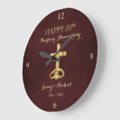 Religieuze Gouden Kruis Herdenking Grote Klok (Hoek)