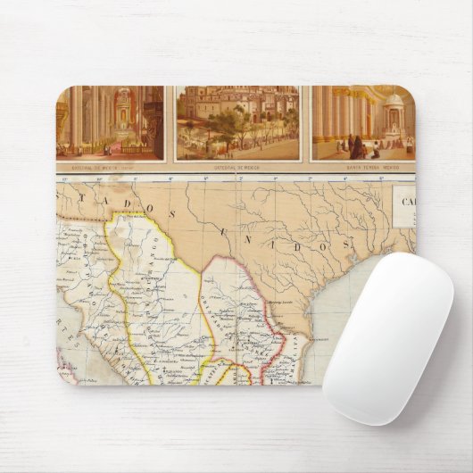 Religieuze Grafiek van Mexico Muismat (Met muis)