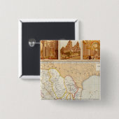 Religieuze Grafiek van Mexico Vierkante Button 5,1 Cm (Voorkant /achterkant)