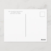 Religieuze groene jongen eerste communie  briefkaart (Achterkant)