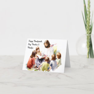 Religieuze Grootouders Dag Kaart God & Kinderen