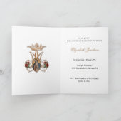 Religieuze Guadalupe Maagd Mary Red Roses Kaart (Binnen)