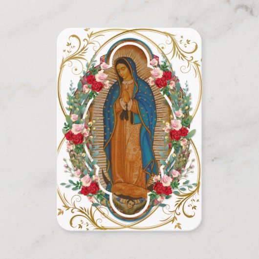 Religieuze Guadalupe Purgatory Prayers Heilige Kaa Plaatskaartje (Voorkant)