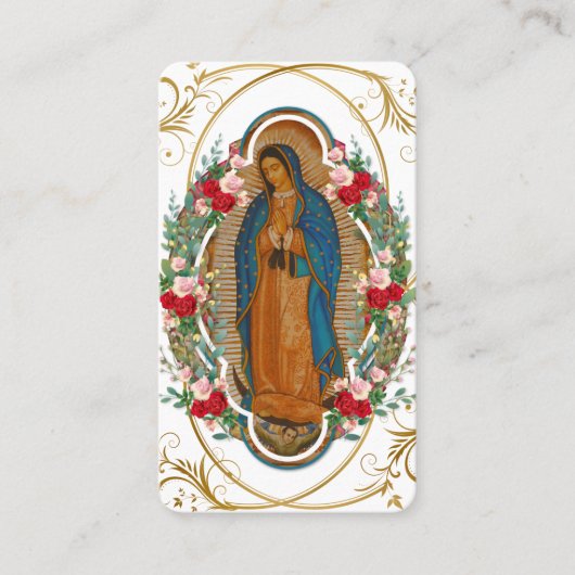 Religieuze Guadalupe Purgatory Prayers Heilige Kaa Plaatskaartje (Voorkant)