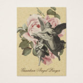 Religieuze Guardian Angel Prayer Vintage Heilige K Visitekaartje (Voorkant)