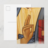 Religieuze Handgebaar Kunst Briefkaart (Voorkant / Achterkant)