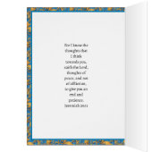 Religieuze Happy New Year Prayer-scripts (Binnen (Links))