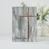 Religieuze Hartelijk dank  Bedankkaart (Staand voorkant)