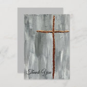 Religieuze Hartelijk dank  Bedankkaart (Voorkant / Achterkant)
