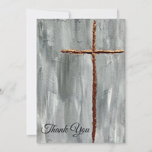 Religieuze Hartelijk dank Feestdagenkaart (Voorkant)