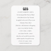 Religieuze Heilige Geest Prayer voor Departed Soul Plaatskaartje (Achterkant)