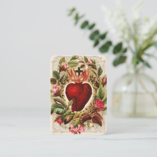 Religieuze Heilige Geest Prayer voor Departed Soul Plaatskaartje (Staand voorkant)