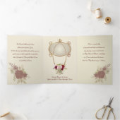 Religieuze Heilige Hart Jesus Prayer  Drieluik Kaart (Binnen)