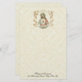 Religieuze Heilige Hart Jezus  katholiek (Voorkant / Achterkant)