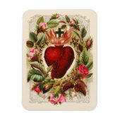 Religieuze Heilige Hart Jezus Rozen katholiek Magneet (Verticaal)