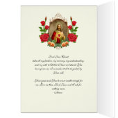 Religieuze Heilige Heart Jezus Katholiek gebed (Binnen (Links))