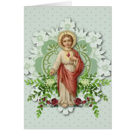 Religieuze Heilige Heart Jezus Katholiek gebed (Voorkant)