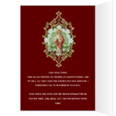 Religieuze Heilige Heart Jezus Katholiek gebed (Binnen (Links))