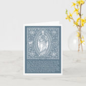 Religieuze Heilige Heart Jezus Katholiek gebed Kaart (Gele Bloem)