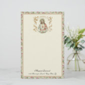 Religieuze heilige Jezus  Rozen (Staand voorkant)