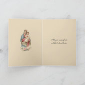 Religieuze Heilige Maagd Maria Vintage Kaart (Binnen)