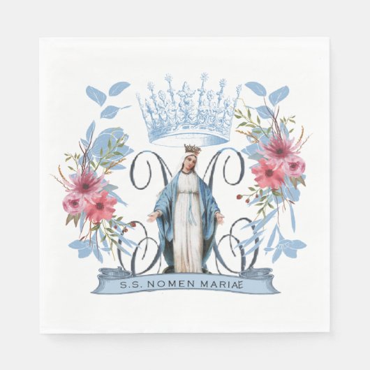 Religieuze Heilige Naam van de Maagd Maria Katholi Servet (Voorkant)