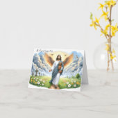 Religieuze Hond Verlies Sympathie-Jezus met Dachsh Kaart (Gele Bloem)