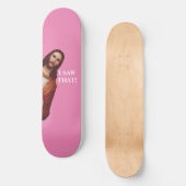 Religieuze Jesus Meme Christelijk Persoonlijk Skateboard (Voorkant)