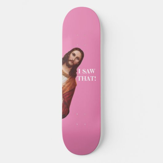 Religieuze Jesus Meme Christelijk Persoonlijk Skateboard (Voorkant)